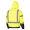 Pioneer High Visibility Waterproof Bomber Jacket, Polyester, Yellow/Green, S V1130560U-S - alternate 2